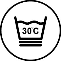 Maximum temperatuur 30°C wolwasprogramma